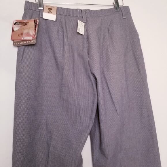 NWT Women’s Lee Performance Khaki Pants Seamed Straight Leg 100% Cotton SZ 12 - Picture 4 of 15